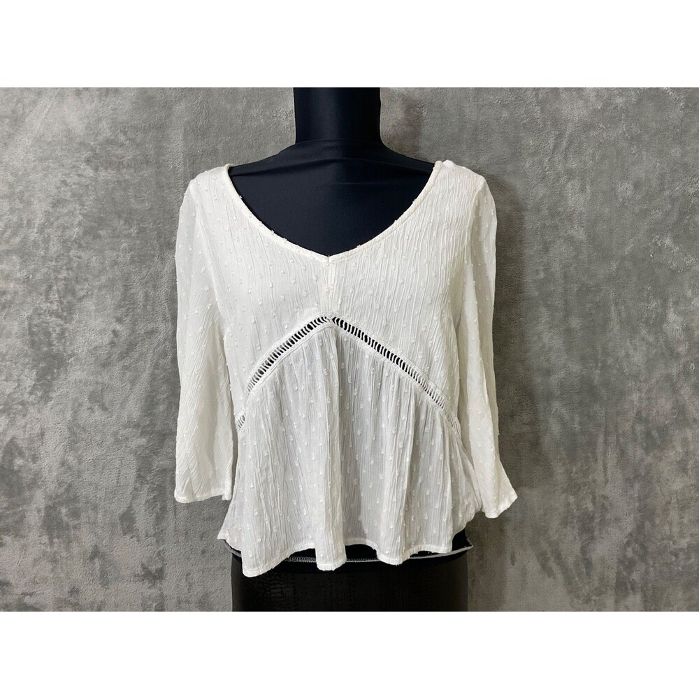 Vintage Hollister Women’s Blouse Size S Avant Garde Y2K 90s Style